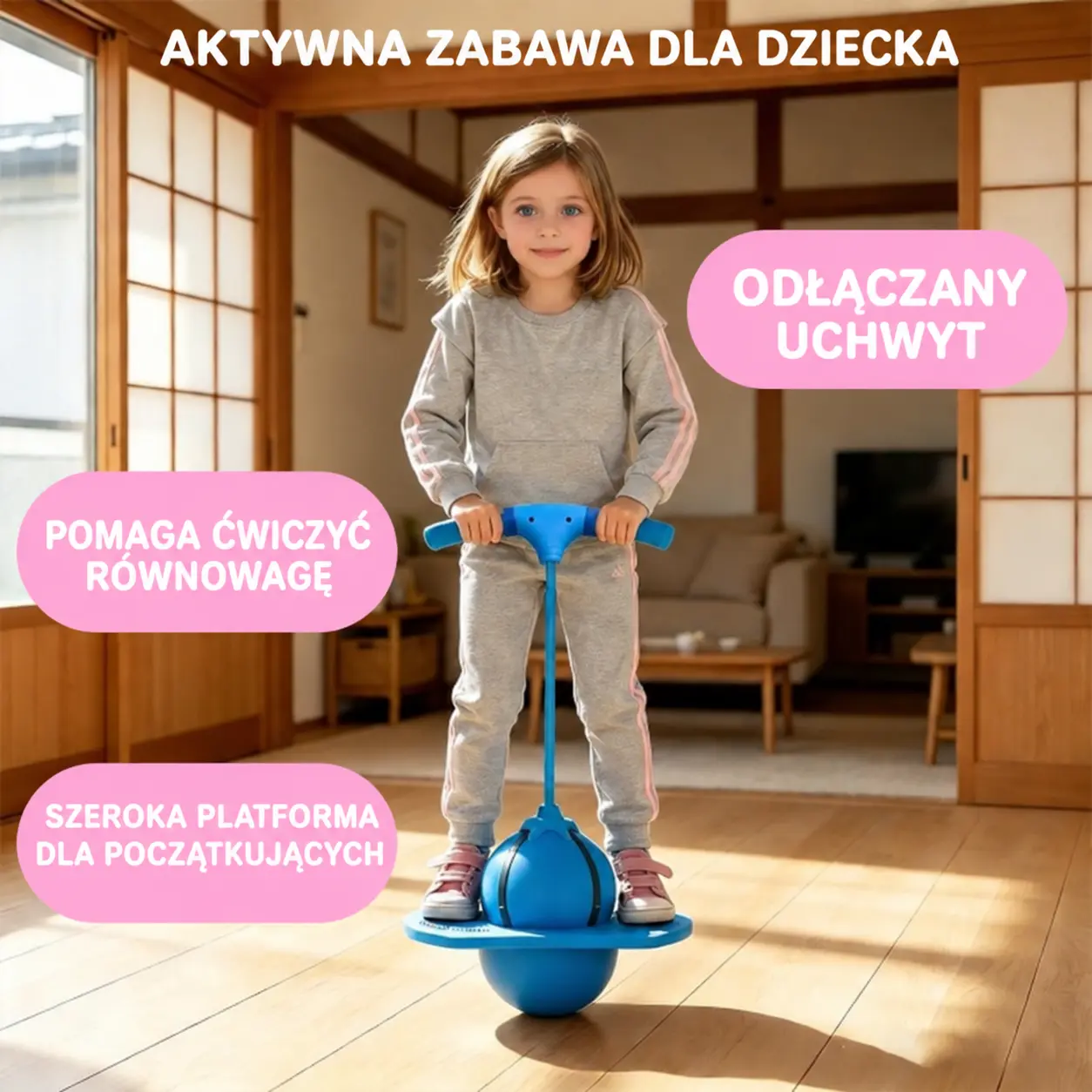 Jumpix™ – Skacząca Piłka Balansowa dla Dzieci
